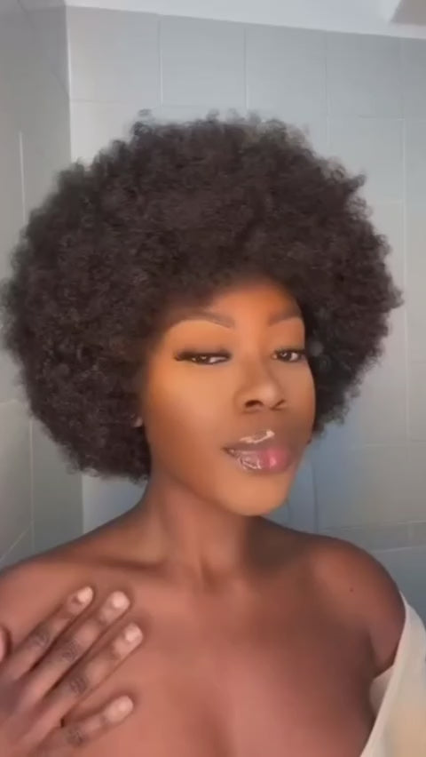 13*4 lace front transparent perruque afro
